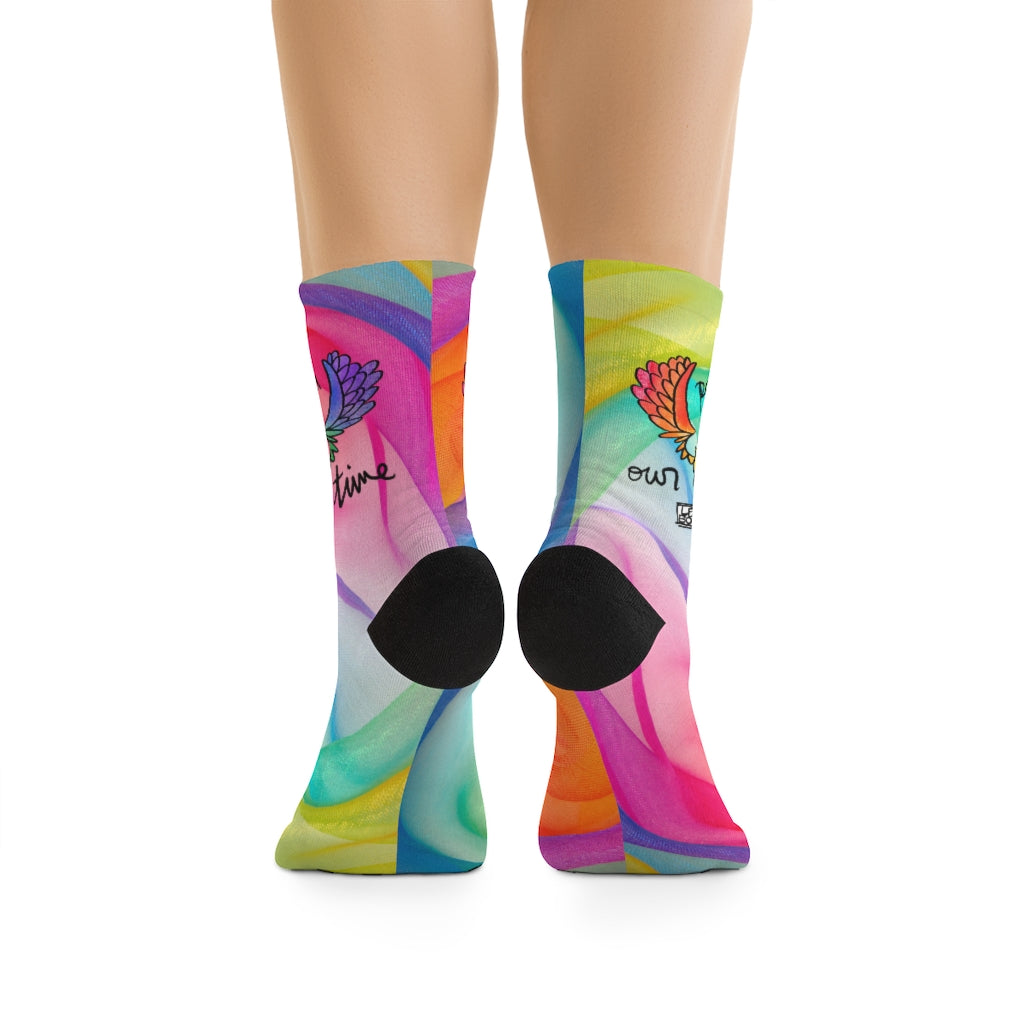 Peace in Our Time - Rainbow Collection - Lebo Tribe Socks